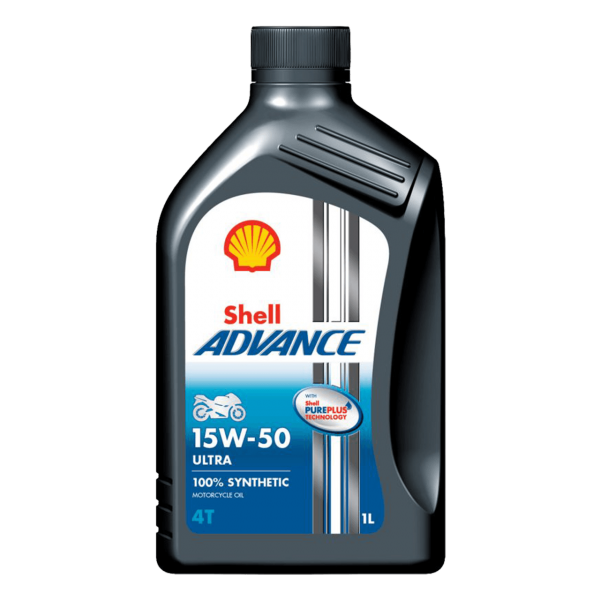 Shell Advance 4T Ultra 15W-50 - 1L Dose