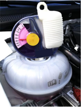 Refraktometer für Kühlmittel und Scheibenreiniger 