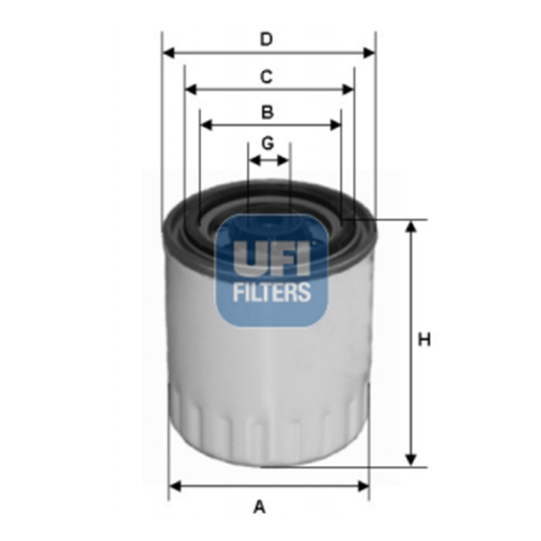 Ufi Kraftstofffilter 24.321.00 - Stück