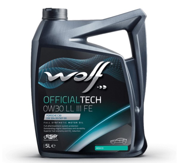 Wolf Oil Officialtech 0W30 LL III FE - 5L Kanne
