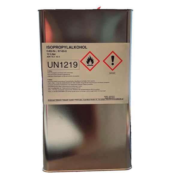 Öl Fabrik Schmidt Isopropylalkohol Rein - 3l Kanne