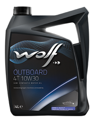 Wolf Oil Outboard 4T 10W30 - 4L Kanne
