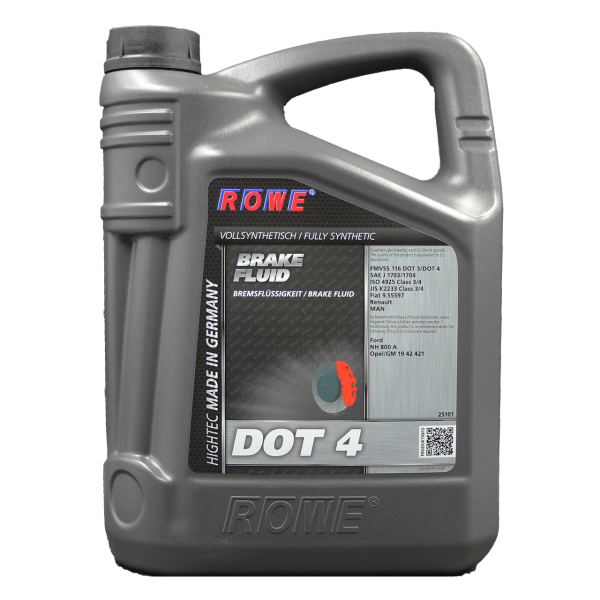 ROWE Rowe Hightec Brake Fluid DOT 4 - 5L Kanne