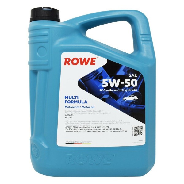 ROWE Hightec Multi Formula 5W-50 - 5L Kanne