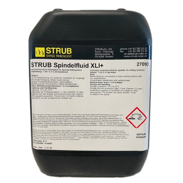 Strub Spindelfluid XLI + - 5L Kanne