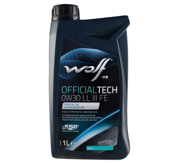 Wolf Oil Officialtech 0W30 LL III FE - 1L Dose